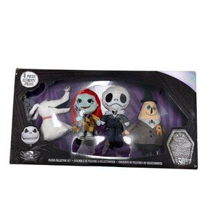 Disney Tim Burton Nightmare Before Christmas Disney 4-piece Plush Collector Set